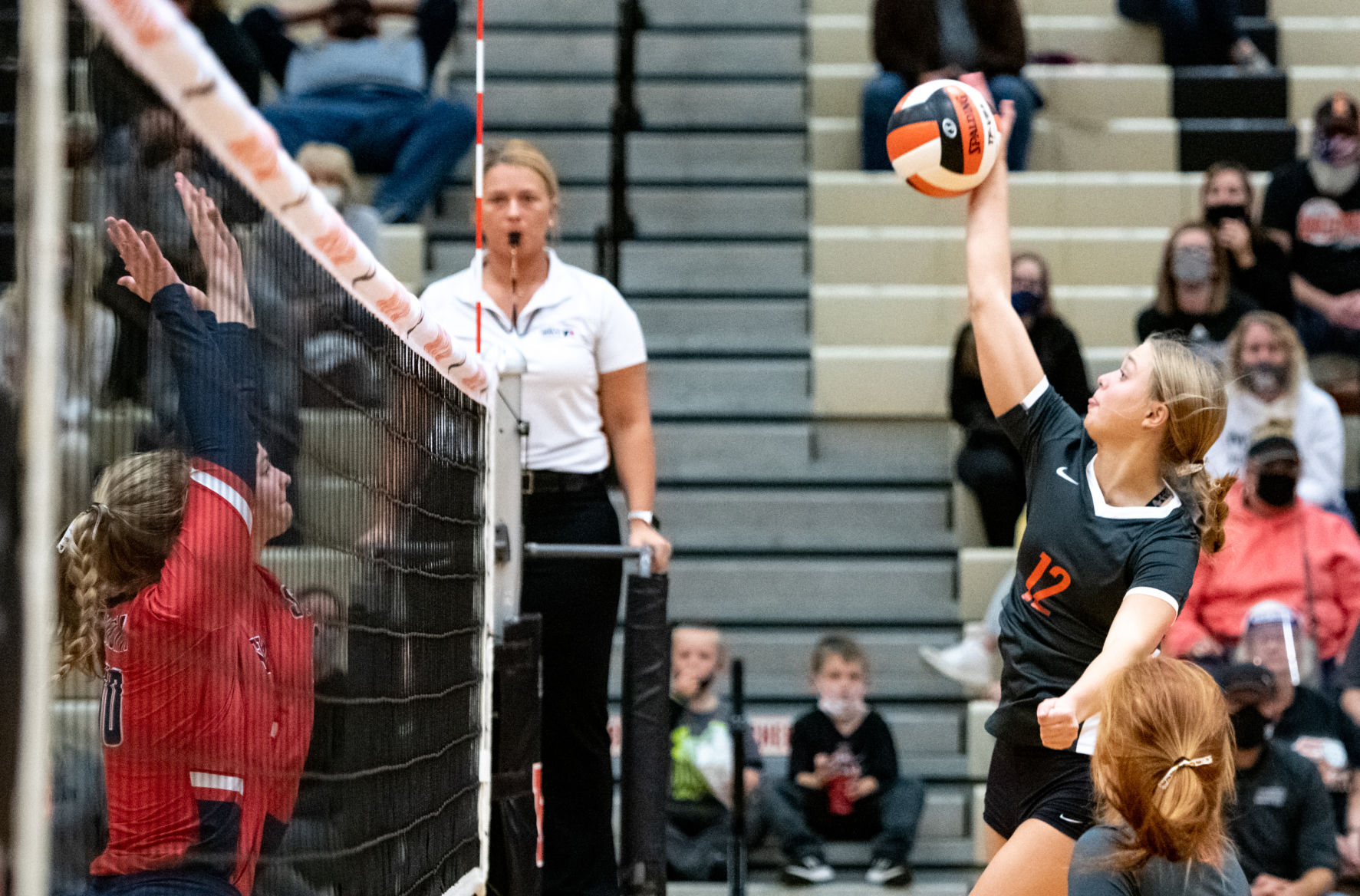 East vs North volleyball